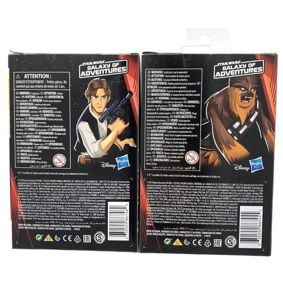 Star Wars Han Solo Chewbacca Galaxy of Adventures Action Figure 5 Inch - Picture 2 of 7